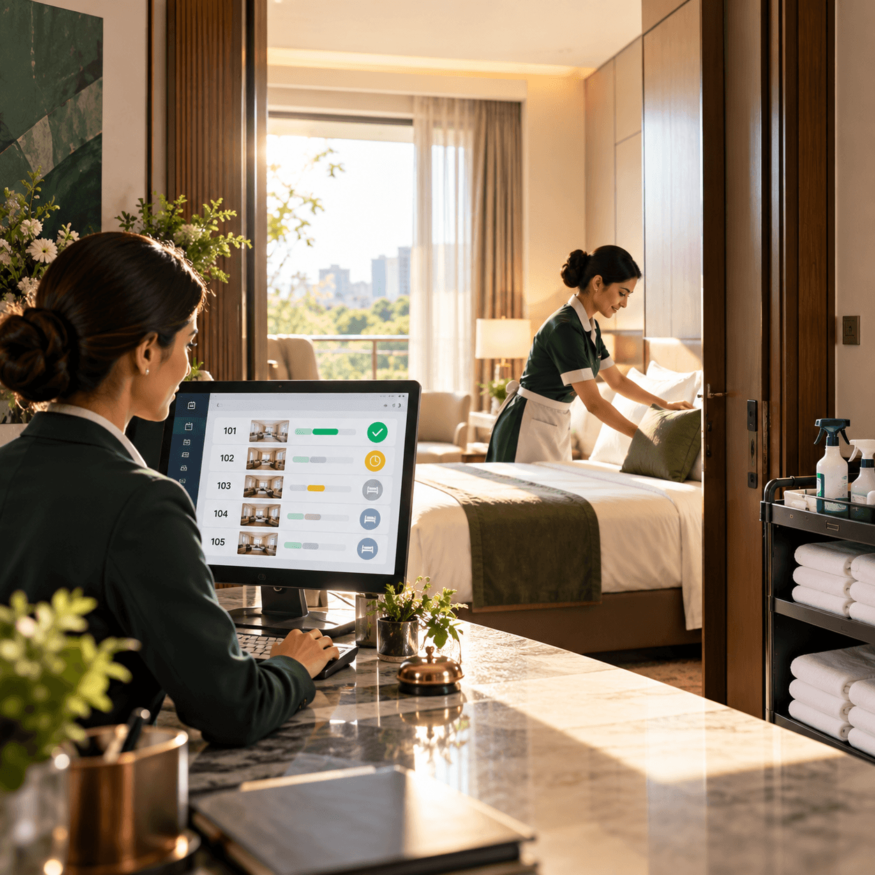 Front Office and Housekeeping Integration