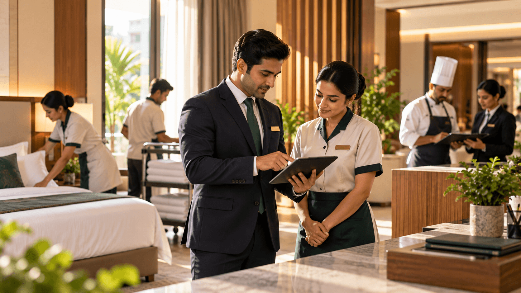 Hotel HR and payroll software dashboard by IMPACT PMS